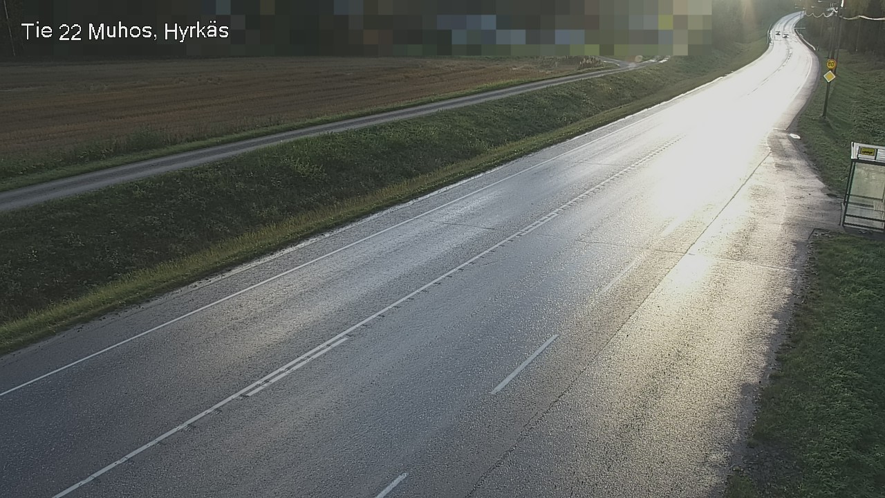 Kelikamerat Kuva Tie 22 Muhos, Hyrkäs, Muhos, Pohjois-Pohjanmaa