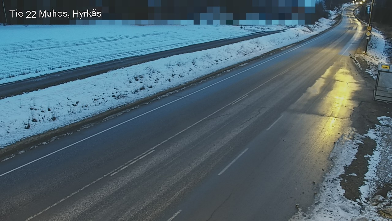 Kelikamerat Kuva Tie 22 Muhos, Hyrkäs, Muhos, Pohjois-Pohjanmaa