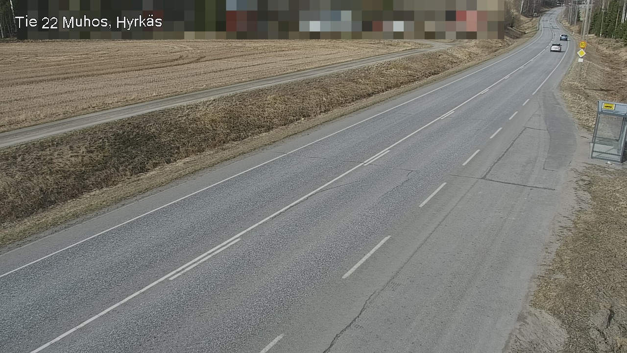 Kelikamerat Kuva Tie 22 Muhos, Hyrkäs, Muhos, Pohjois-Pohjanmaa