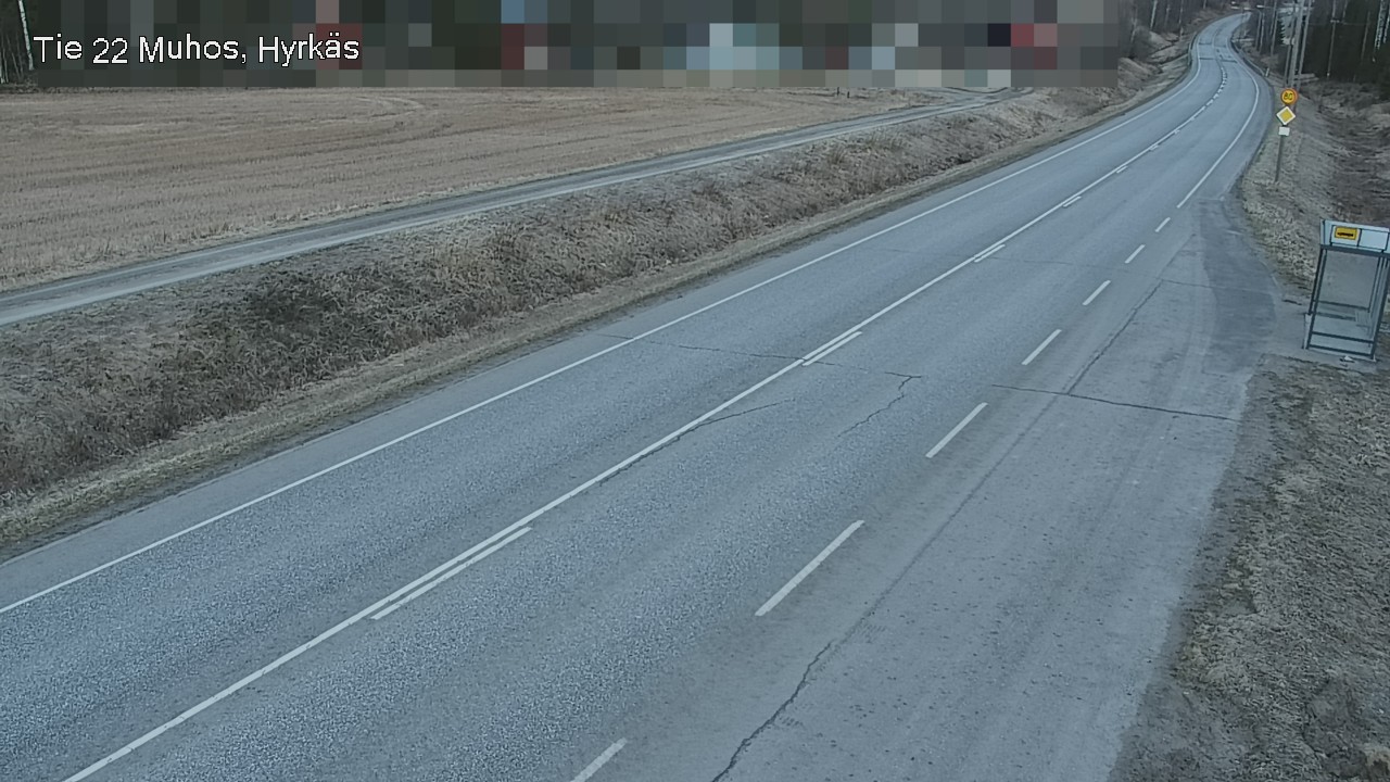 Kelikamerat Kuva Tie 22 Muhos, Hyrkäs, Muhos, Pohjois-Pohjanmaa