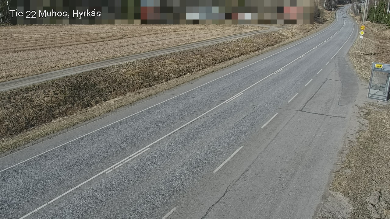 Kelikamerat Kuva Tie 22 Muhos, Hyrkäs, Muhos, Pohjois-Pohjanmaa