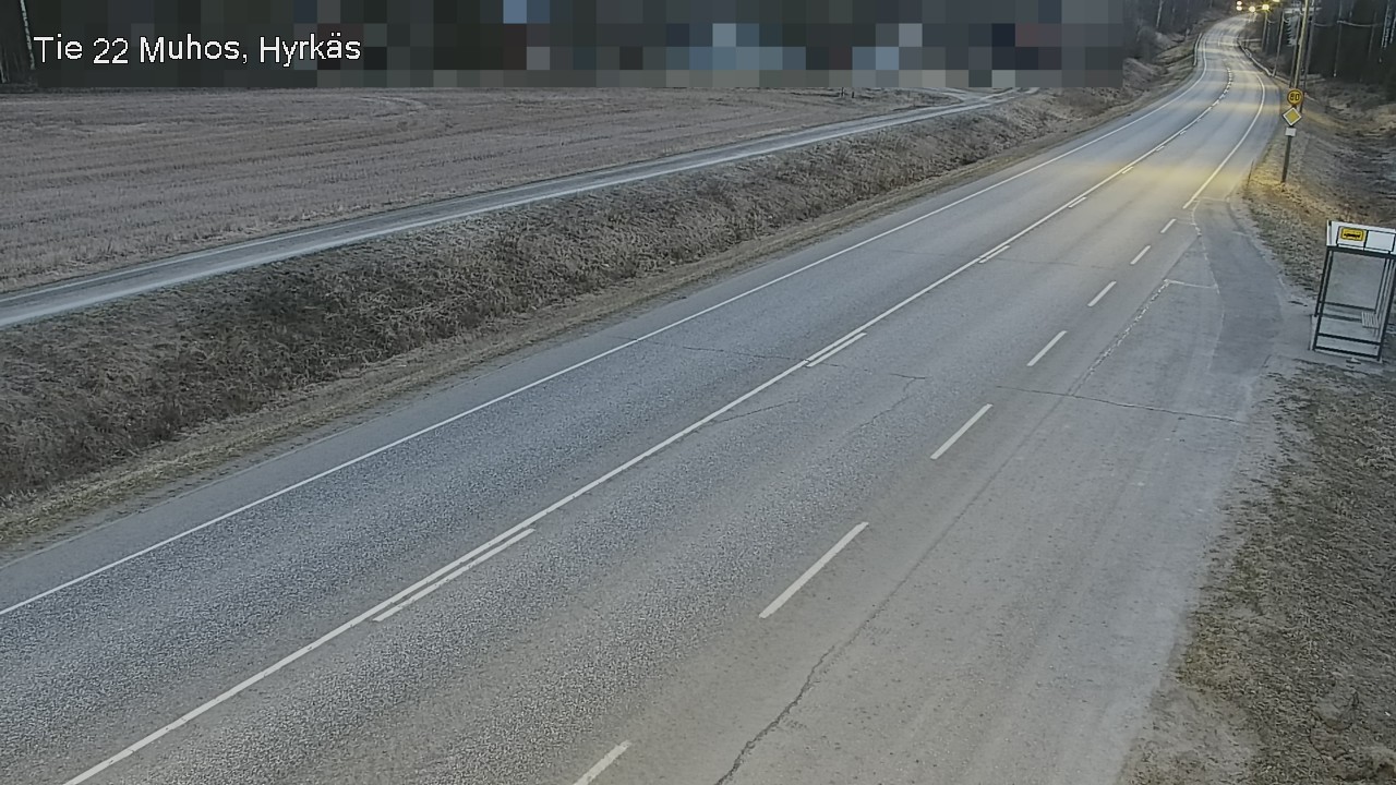 Kelikamerat Kuva Tie 22 Muhos, Hyrkäs, Muhos, Pohjois-Pohjanmaa