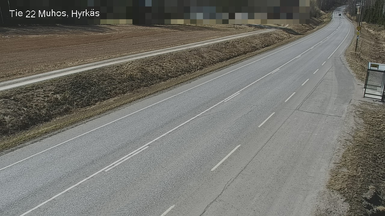Kelikamerat Kuva Tie 22 Muhos, Hyrkäs, Muhos, Pohjois-Pohjanmaa