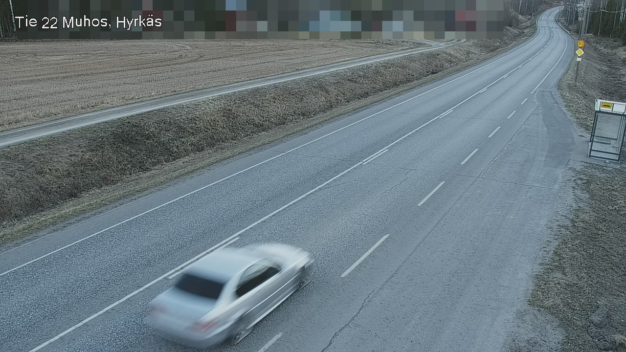 Kelikamerat Kuva Tie 22 Muhos, Hyrkäs, Muhos, Pohjois-Pohjanmaa