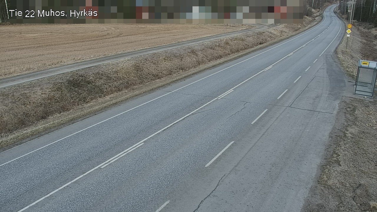 Kelikamerat Kuva Tie 22 Muhos, Hyrkäs, Muhos, Pohjois-Pohjanmaa