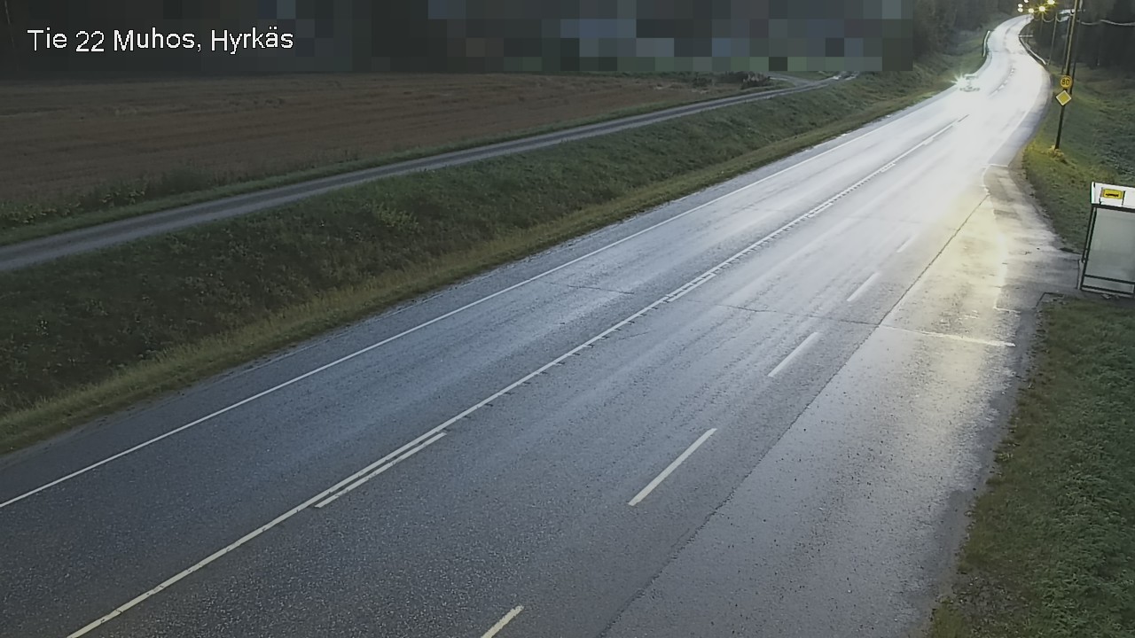Kelikamerat Kuva Tie 22 Muhos, Hyrkäs, Muhos, Pohjois-Pohjanmaa