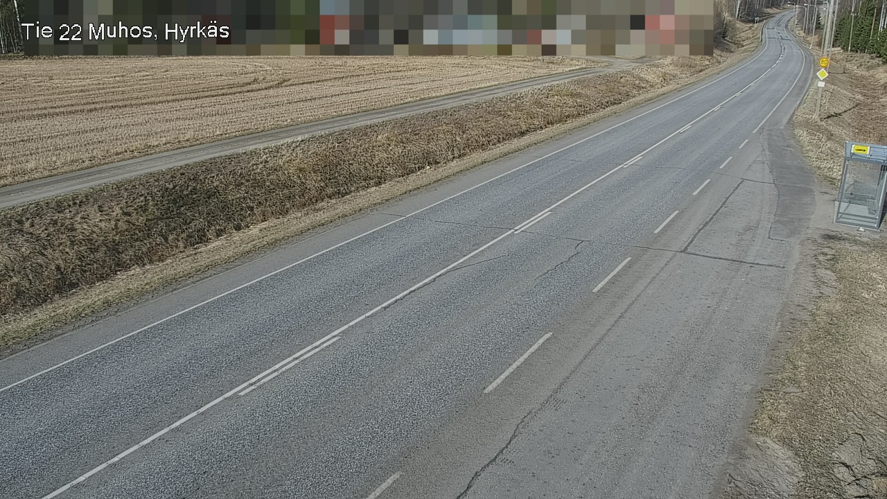 Kelikamerat Kuva Tie 22 Muhos, Hyrkäs, Muhos, Pohjois-Pohjanmaa