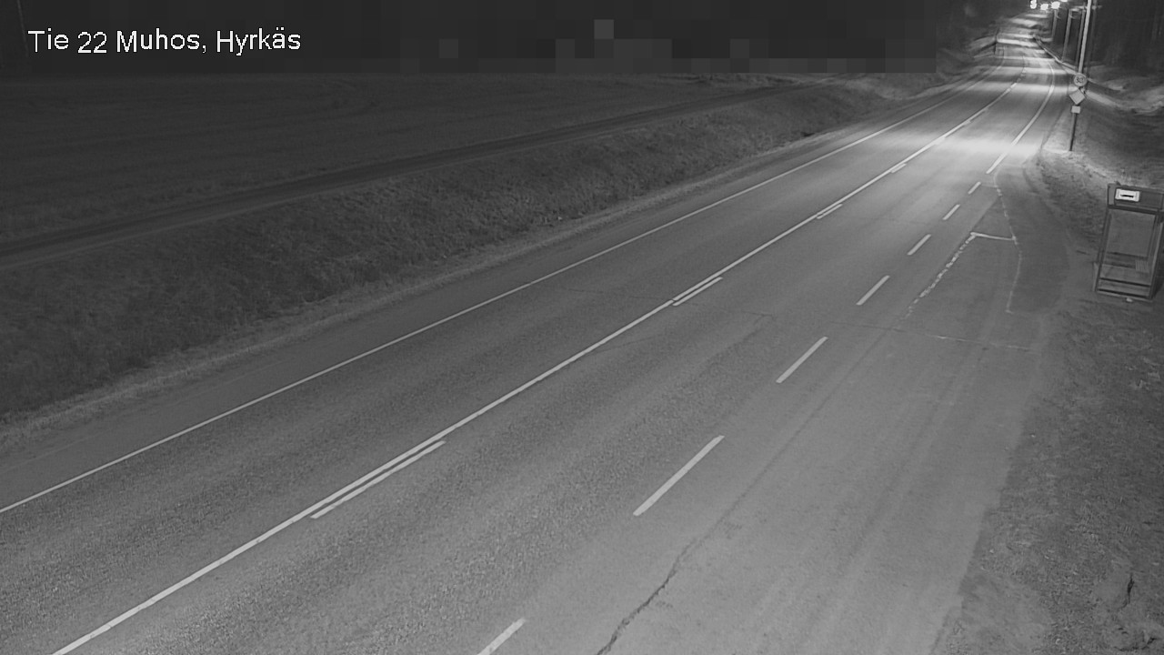 Kelikamerat Kuva Tie 22 Muhos, Hyrkäs, Muhos, Pohjois-Pohjanmaa