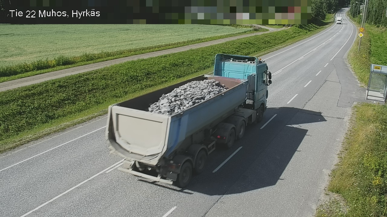 Kelikamerat Kuva Tie 22 Muhos, Hyrkäs, Muhos, Pohjois-Pohjanmaa