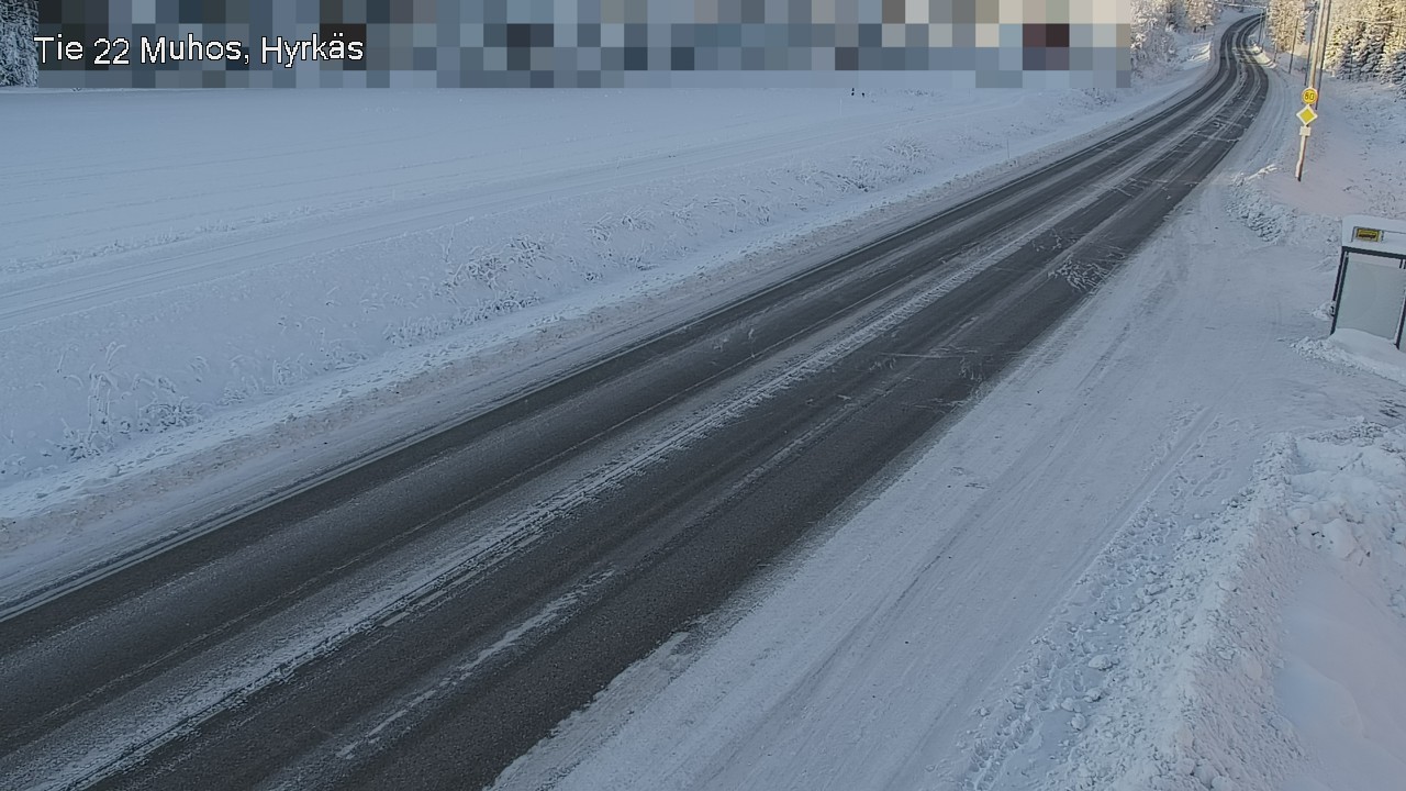 Weather Camera Image Road 22 Muhos, Hyrkäs, Muhos, Pohjois-Pohjanmaa