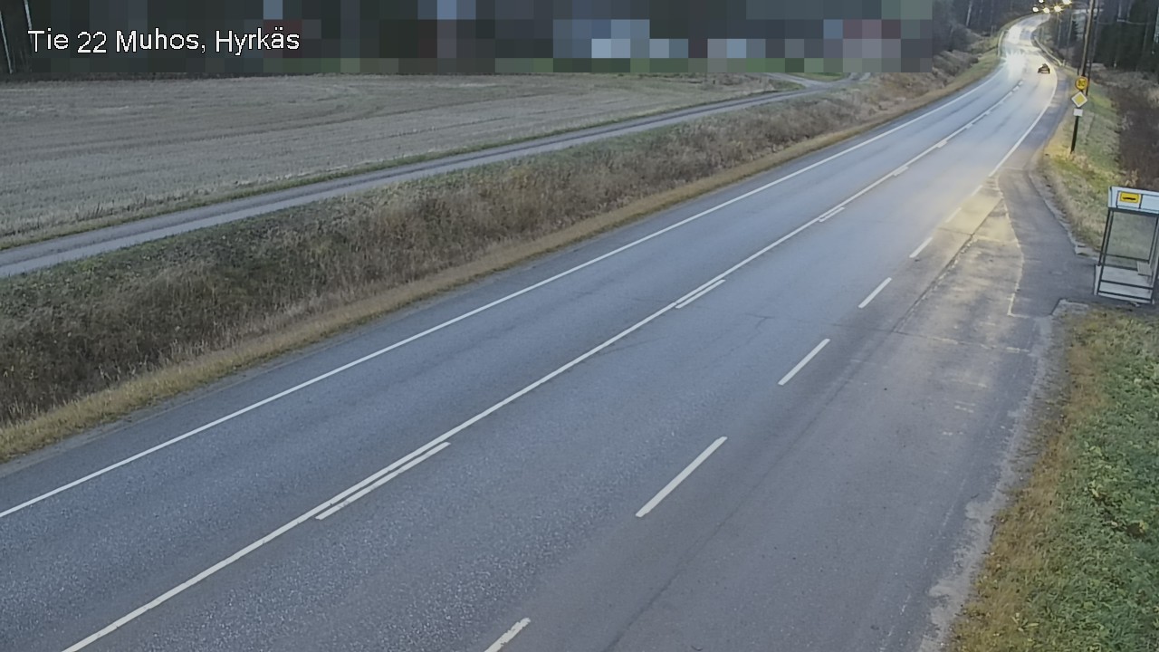 Kelikamerat Kuva Tie 22 Muhos, Hyrkäs, Muhos, Pohjois-Pohjanmaa