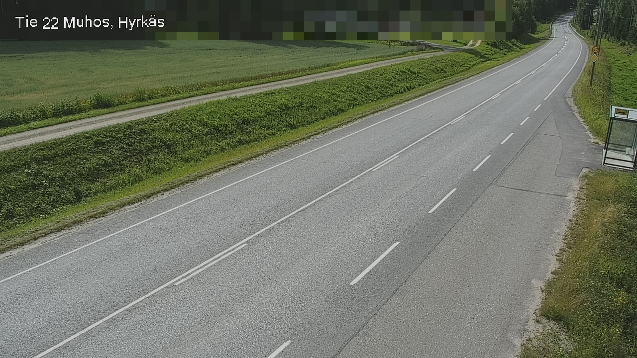 Kelikamerat Kuva Tie 22 Muhos, Hyrkäs, Muhos, Pohjois-Pohjanmaa