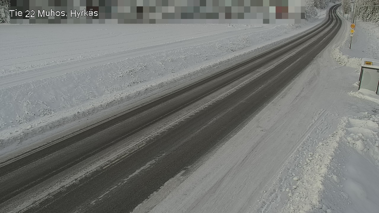 Weather Camera Image Road 22 Muhos, Hyrkäs, Muhos, Pohjois-Pohjanmaa