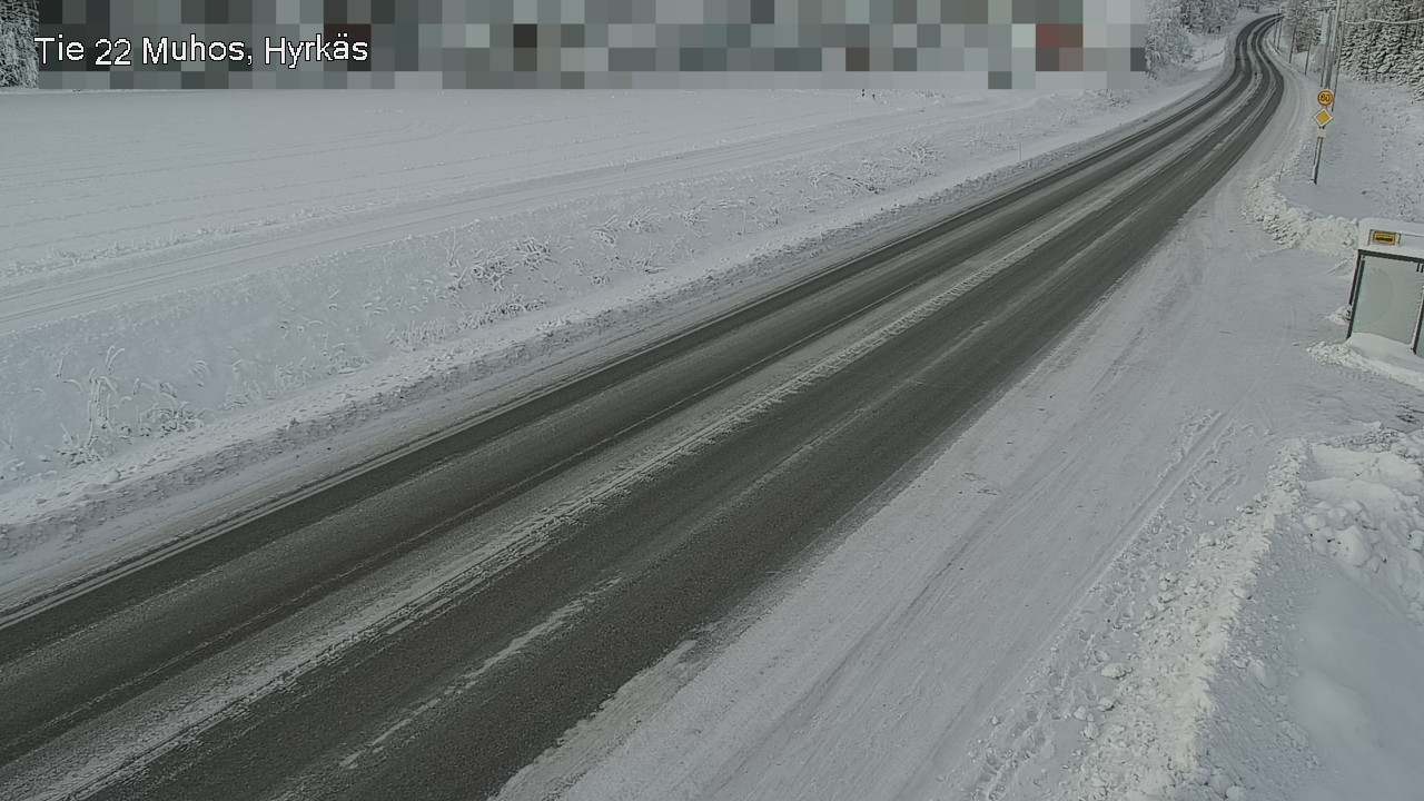 Weather Camera Image Road 22 Muhos, Hyrkäs, Muhos, Pohjois-Pohjanmaa