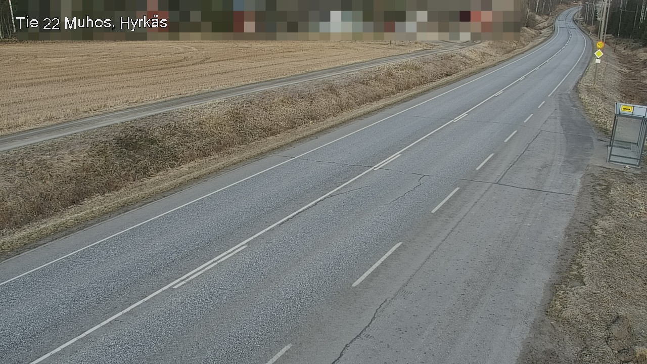 Kelikamerat Kuva Tie 22 Muhos, Hyrkäs, Muhos, Pohjois-Pohjanmaa