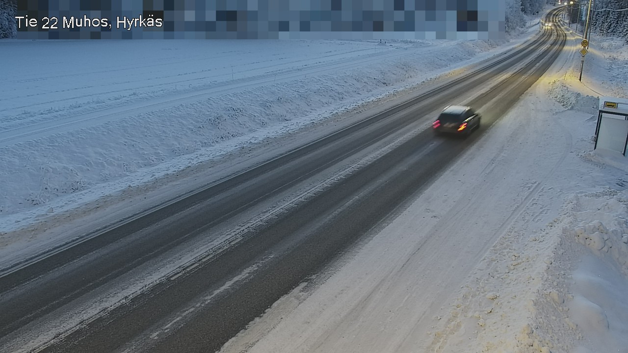Weather Camera Image Road 22 Muhos, Hyrkäs, Muhos, Pohjois-Pohjanmaa
