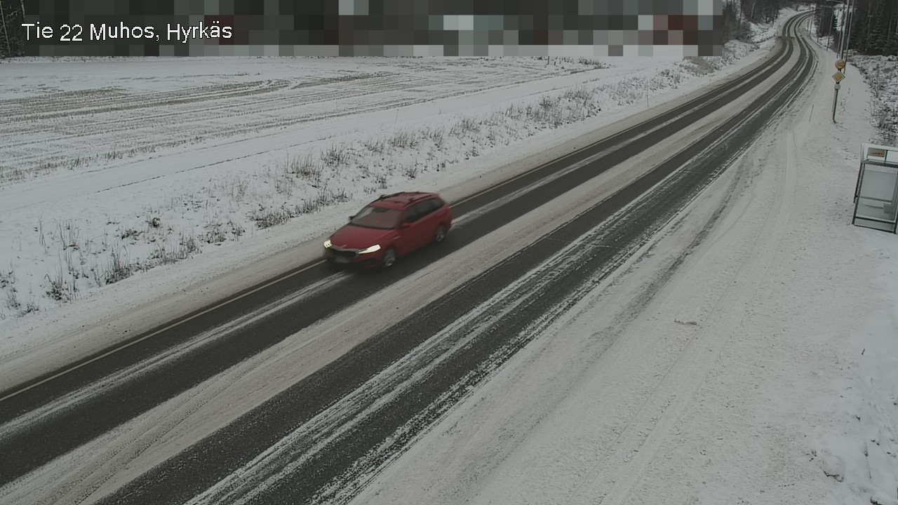 Kelikamerat Kuva Tie 22 Muhos, Hyrkäs, Muhos, Pohjois-Pohjanmaa