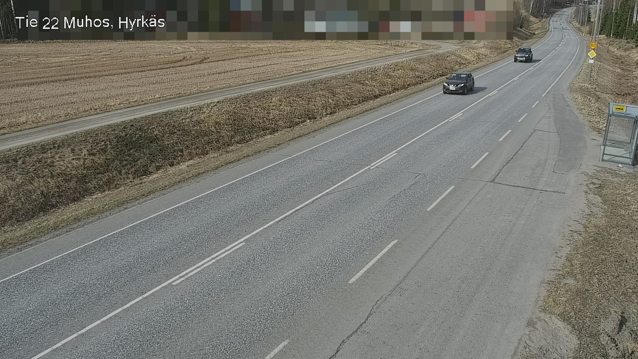Kelikamerat Kuva Tie 22 Muhos, Hyrkäs, Muhos, Pohjois-Pohjanmaa