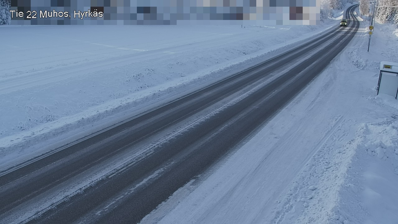 Weather Camera Image Road 22 Muhos, Hyrkäs, Muhos, Pohjois-Pohjanmaa