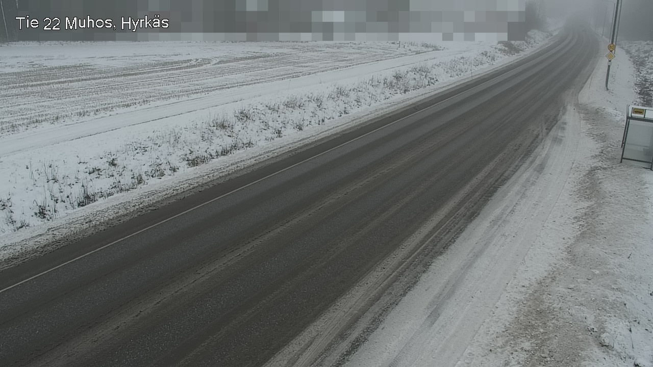 Weather Camera Image Road 22 Muhos, Hyrkäs, Muhos, Pohjois-Pohjanmaa
