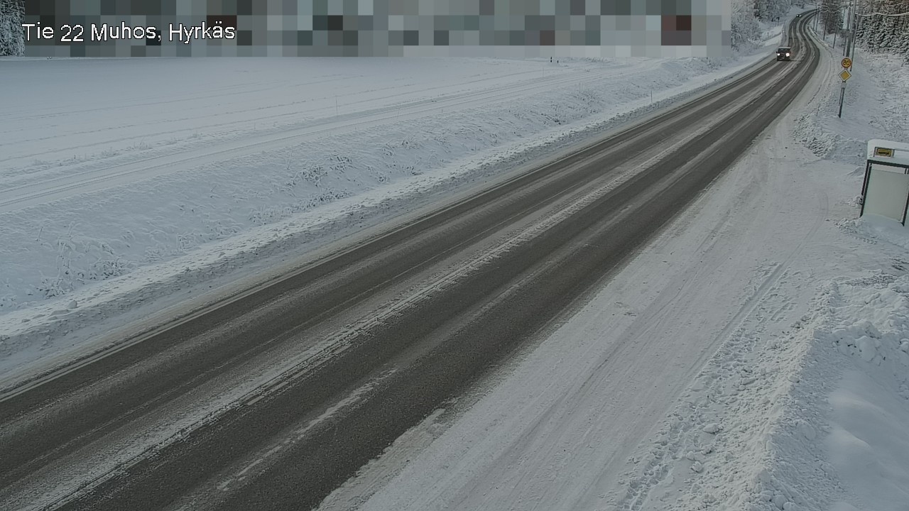 Weather Camera Image Road 22 Muhos, Hyrkäs, Muhos, Pohjois-Pohjanmaa