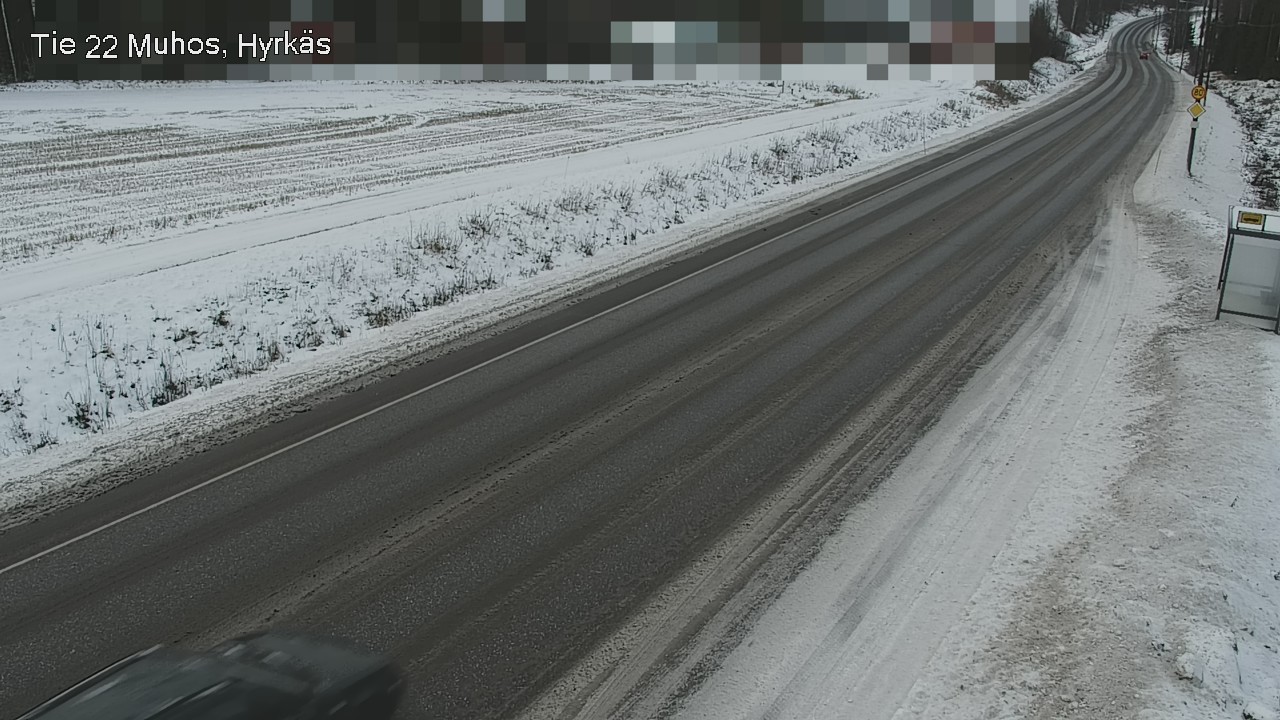 Weather Camera Image Road 22 Muhos, Hyrkäs, Muhos, Pohjois-Pohjanmaa