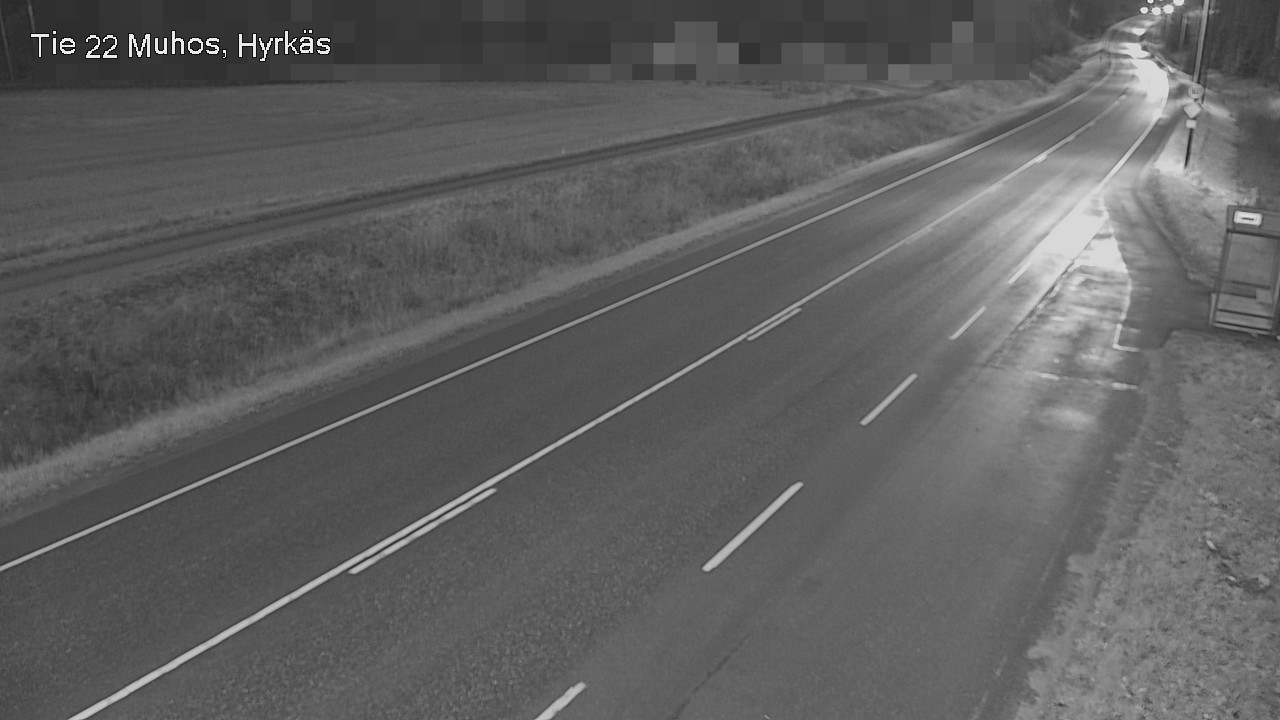 Kelikamerat Kuva Tie 22 Muhos, Hyrkäs, Muhos, Pohjois-Pohjanmaa