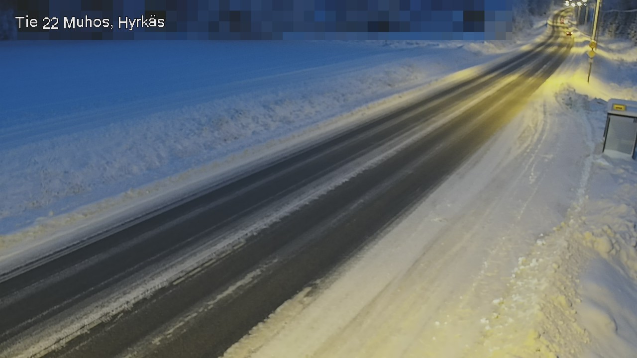 Kelikamerat Kuva Tie 22 Muhos, Hyrkäs, Muhos, Pohjois-Pohjanmaa