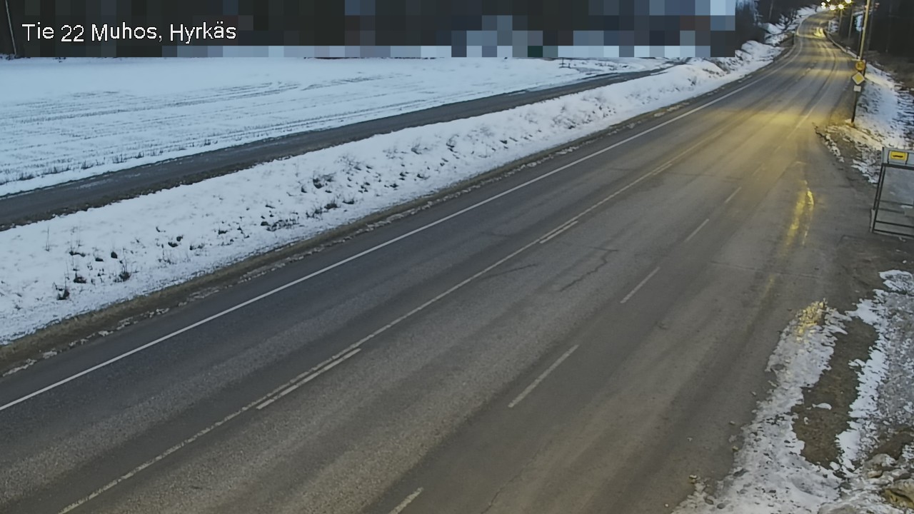 Kelikamerat Kuva Tie 22 Muhos, Hyrkäs, Muhos, Pohjois-Pohjanmaa