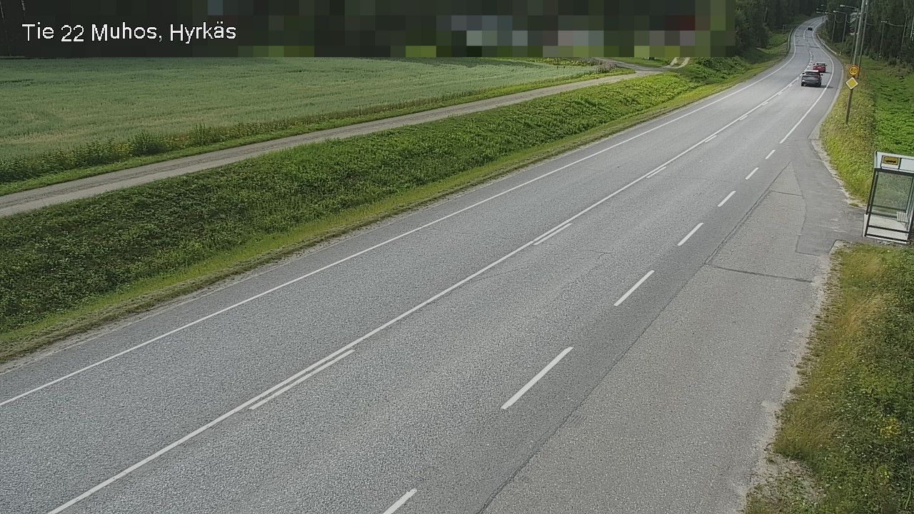 Kelikamerat Kuva Tie 22 Muhos, Hyrkäs, Muhos, Pohjois-Pohjanmaa