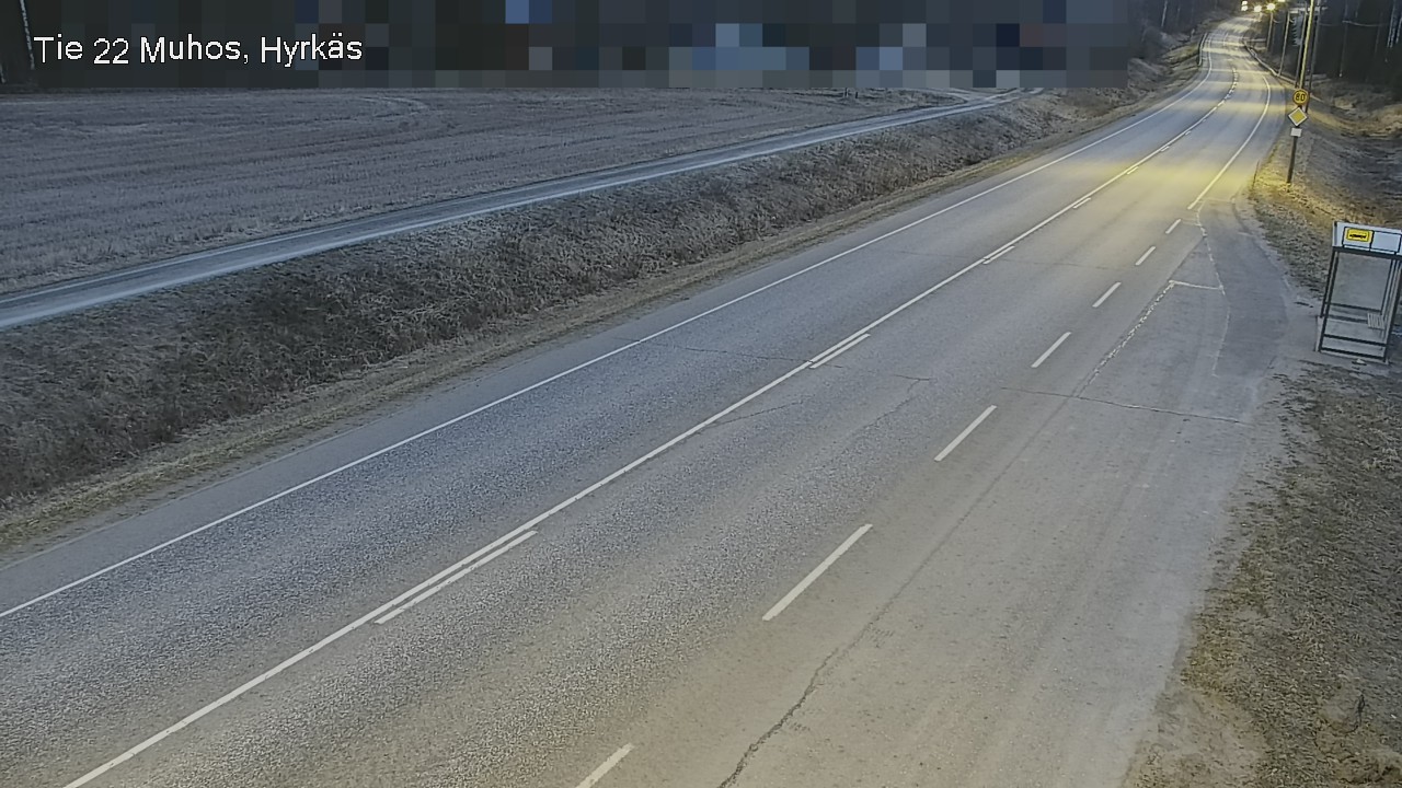 Kelikamerat Kuva Tie 22 Muhos, Hyrkäs, Muhos, Pohjois-Pohjanmaa