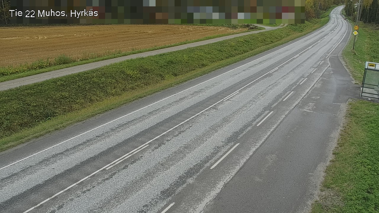 Kelikamerat Kuva Tie 22 Muhos, Hyrkäs, Muhos, Pohjois-Pohjanmaa
