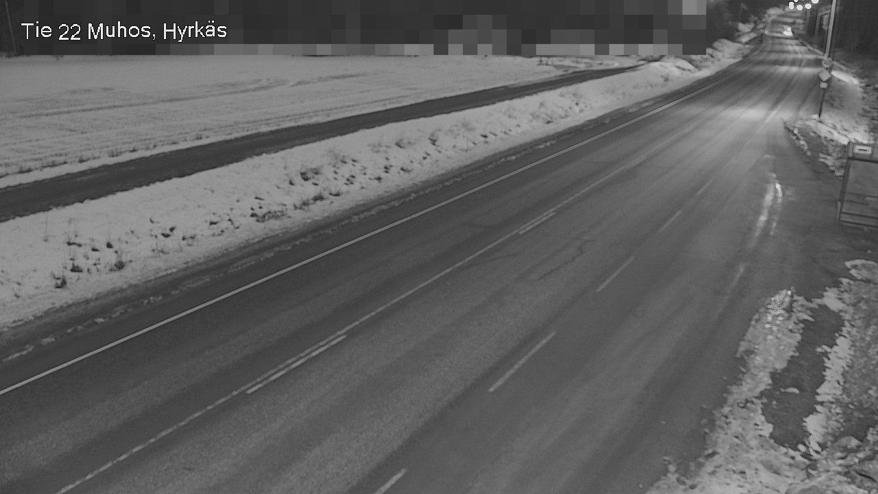 Kelikamerat Kuva Tie 22 Muhos, Hyrkäs, Muhos, Pohjois-Pohjanmaa