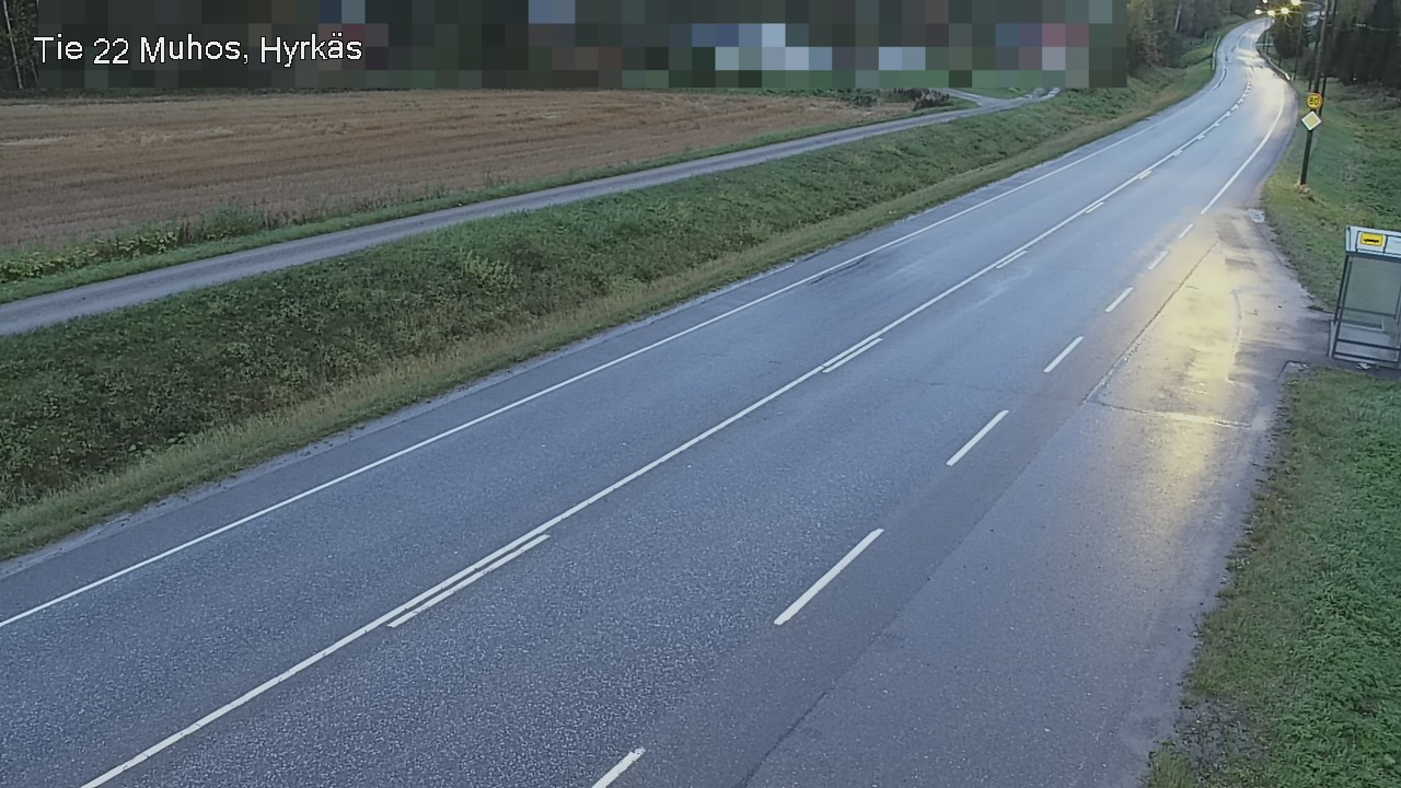 Kelikamerat Kuva Tie 22 Muhos, Hyrkäs, Muhos, Pohjois-Pohjanmaa