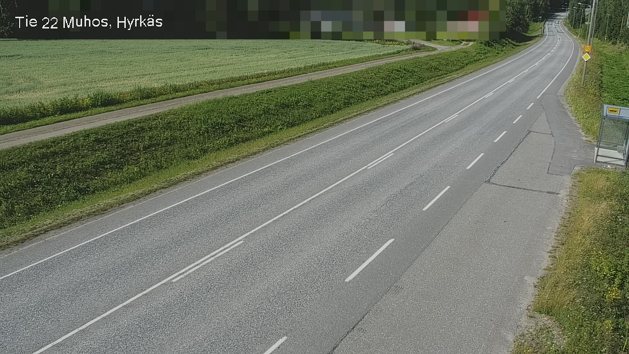 Kelikamerat Kuva Tie 22 Muhos, Hyrkäs, Muhos, Pohjois-Pohjanmaa