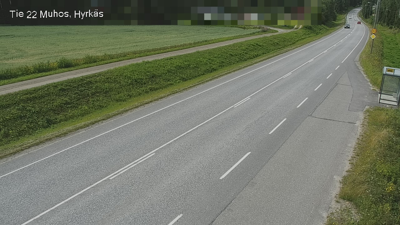 Kelikamerat Kuva Tie 22 Muhos, Hyrkäs, Muhos, Pohjois-Pohjanmaa