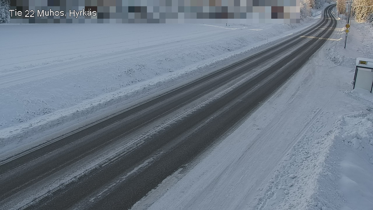 Weather Camera Image Road 22 Muhos, Hyrkäs, Muhos, Pohjois-Pohjanmaa