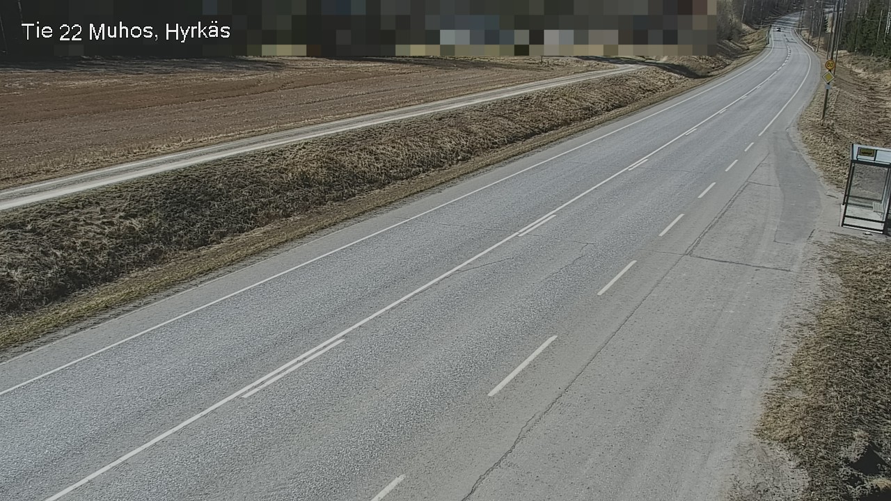 Kelikamerat Kuva Tie 22 Muhos, Hyrkäs, Muhos, Pohjois-Pohjanmaa