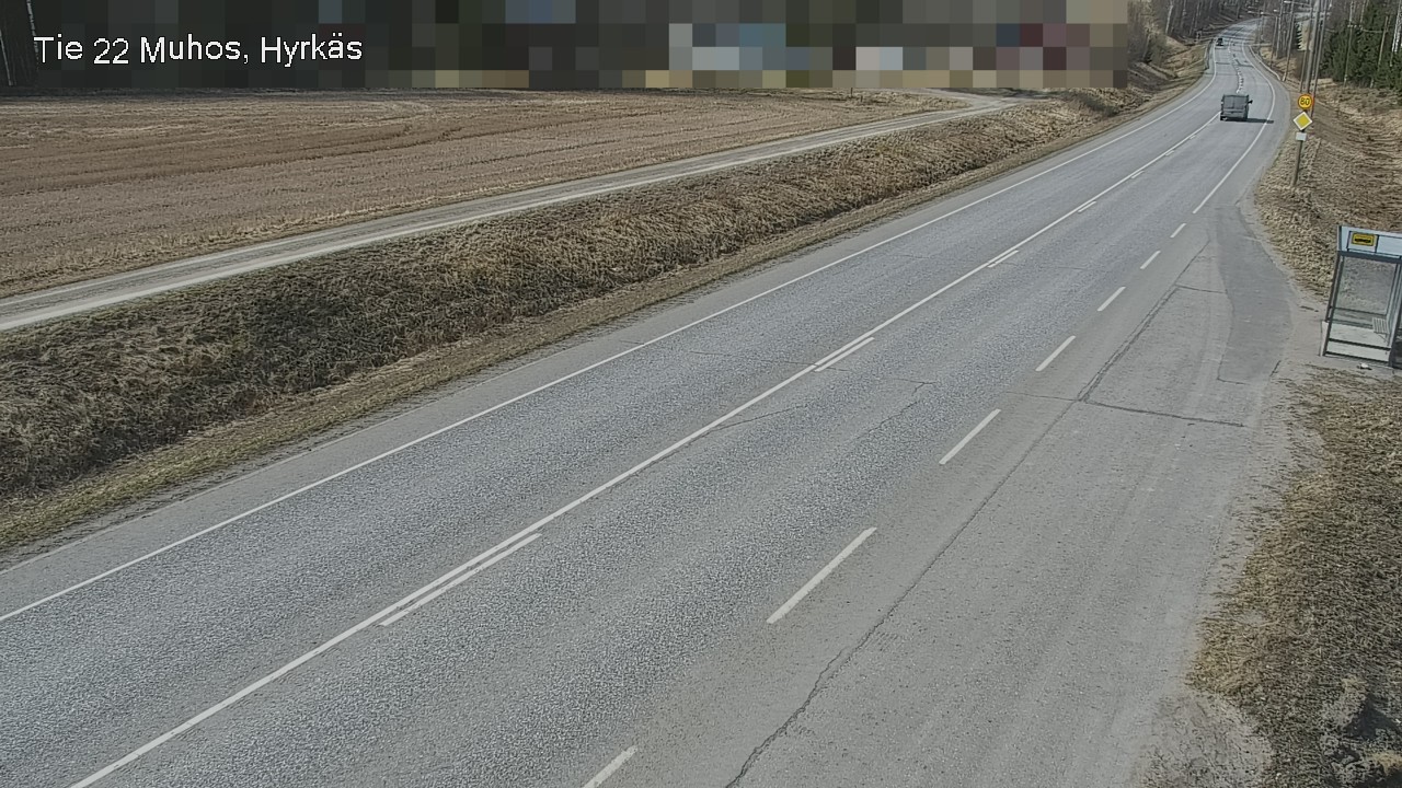 Kelikamerat Kuva Tie 22 Muhos, Hyrkäs, Muhos, Pohjois-Pohjanmaa