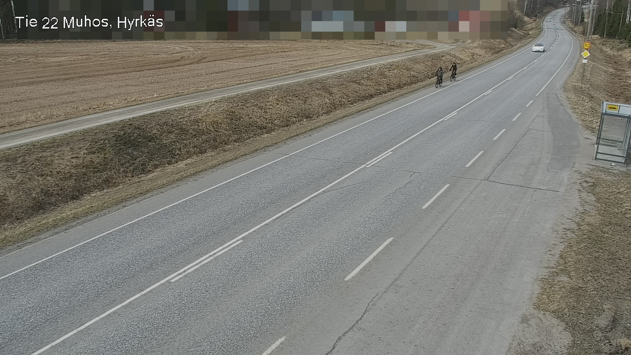 Kelikamerat Kuva Tie 22 Muhos, Hyrkäs, Muhos, Pohjois-Pohjanmaa