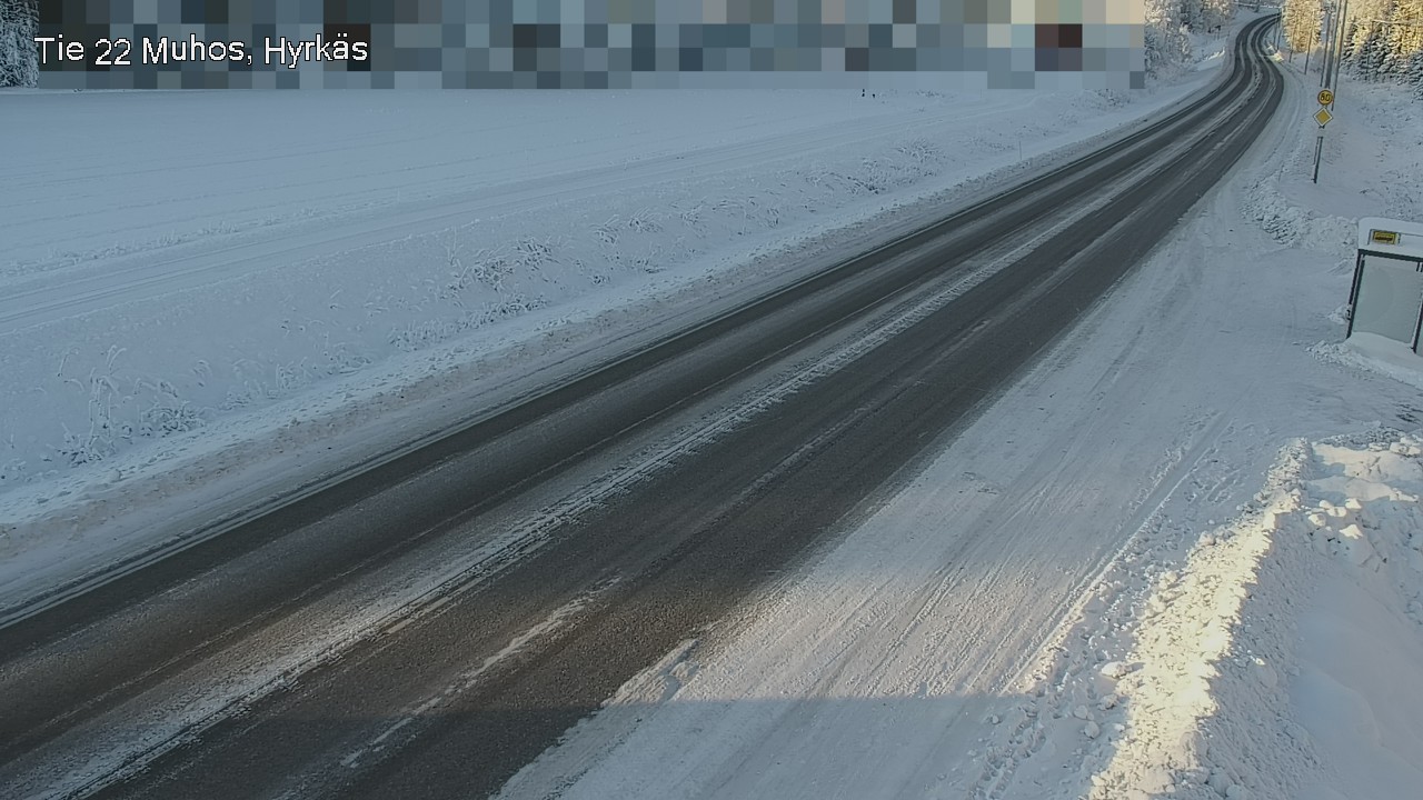 Weather Camera Image Road 22 Muhos, Hyrkäs, Muhos, Pohjois-Pohjanmaa
