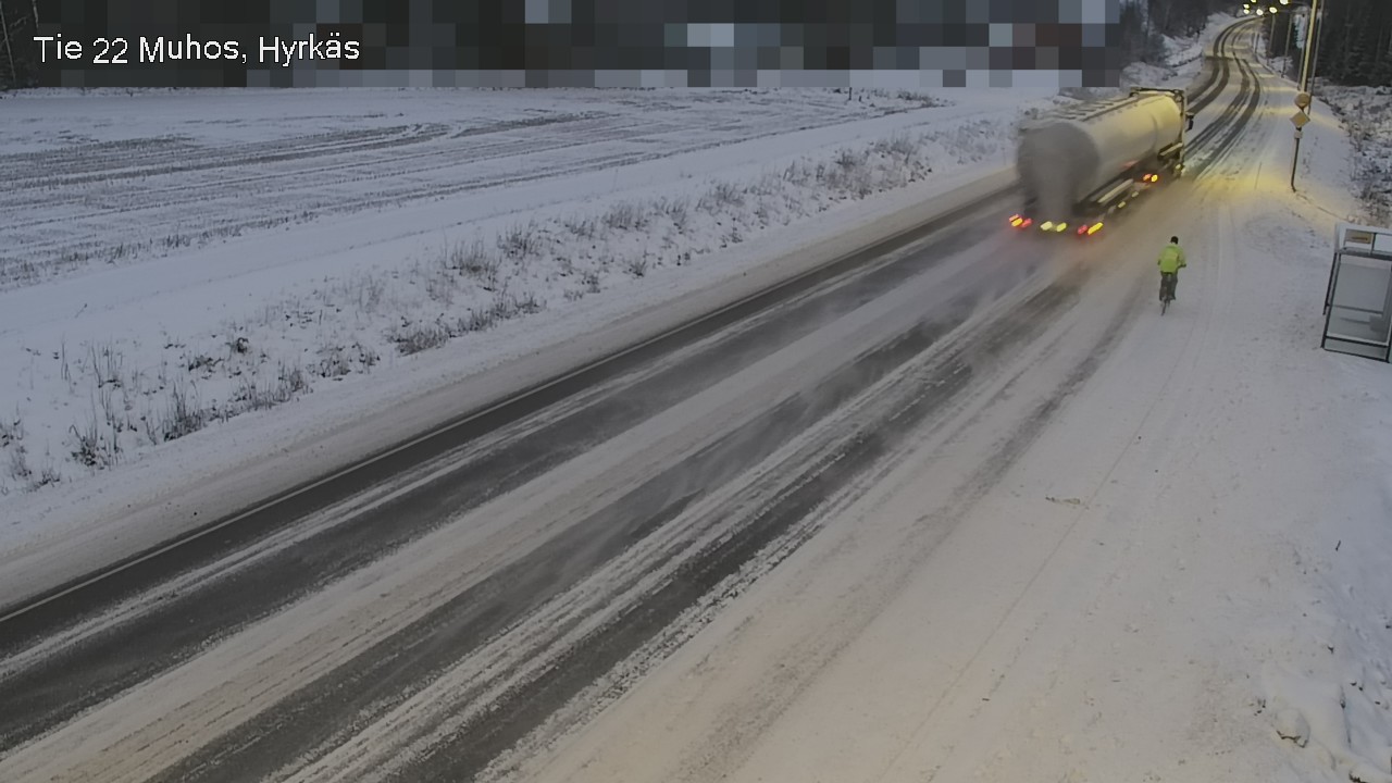 Kelikamerat Kuva Tie 22 Muhos, Hyrkäs, Muhos, Pohjois-Pohjanmaa