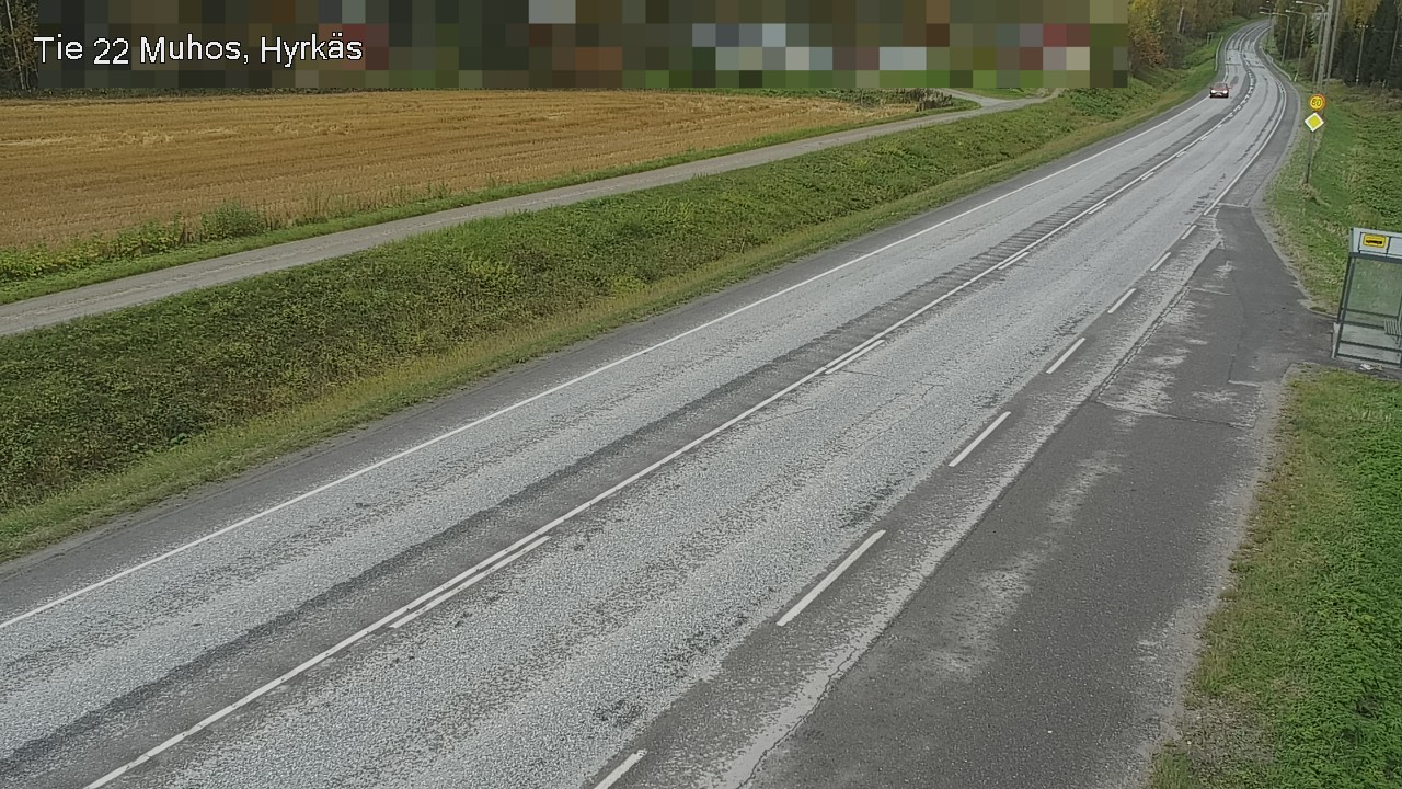 Kelikamerat Kuva Tie 22 Muhos, Hyrkäs, Muhos, Pohjois-Pohjanmaa