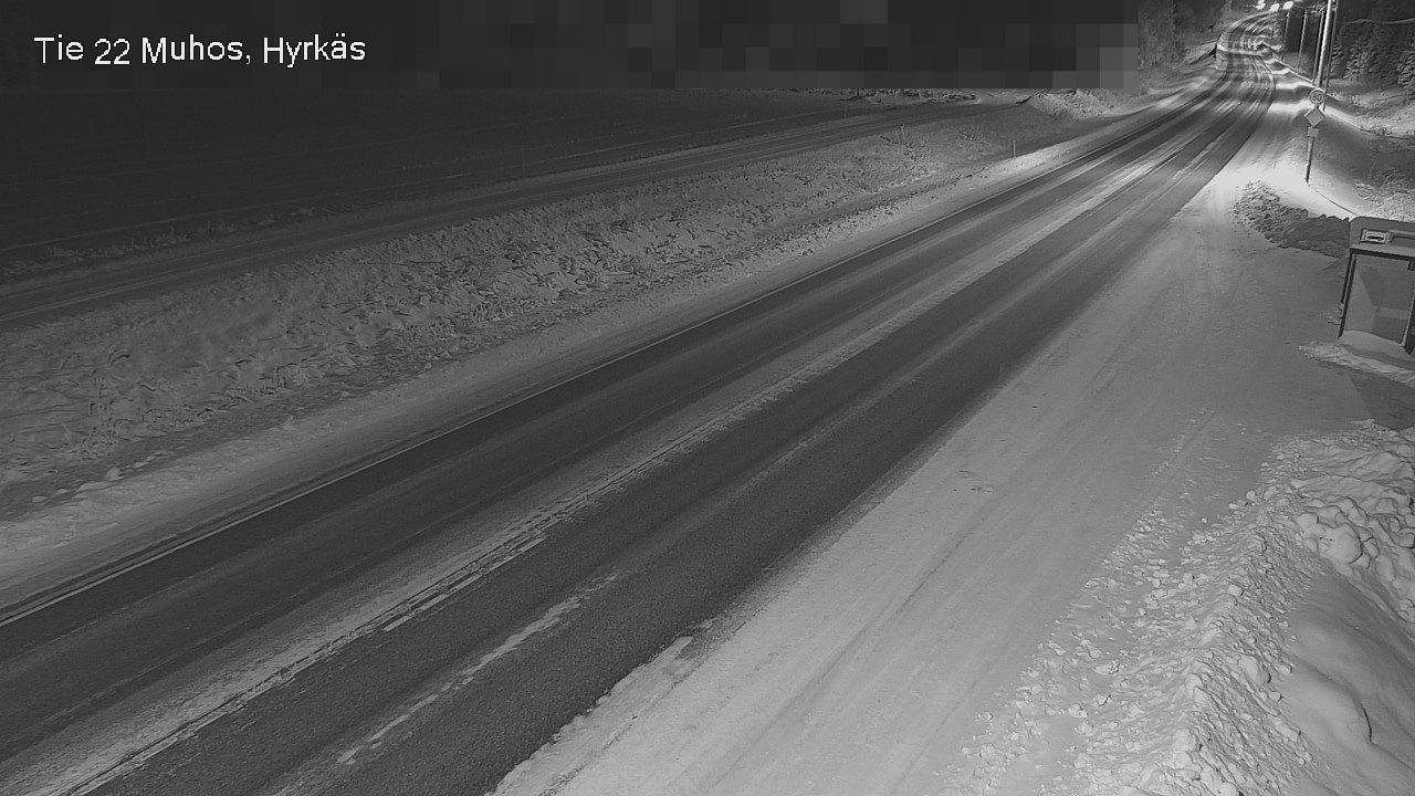 Weather Camera Image Road 22 Muhos, Hyrkäs, Muhos, Pohjois-Pohjanmaa