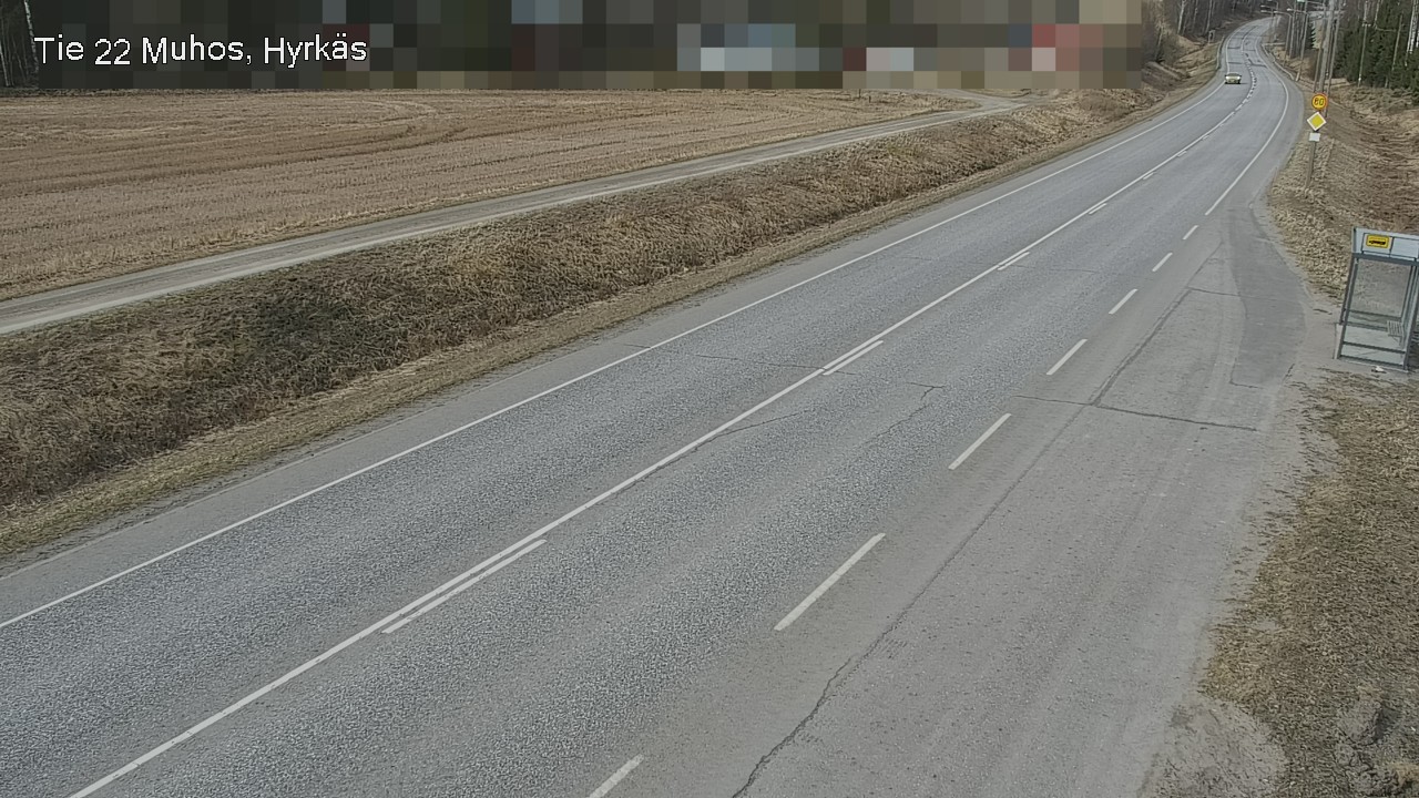 Kelikamerat Kuva Tie 22 Muhos, Hyrkäs, Muhos, Pohjois-Pohjanmaa