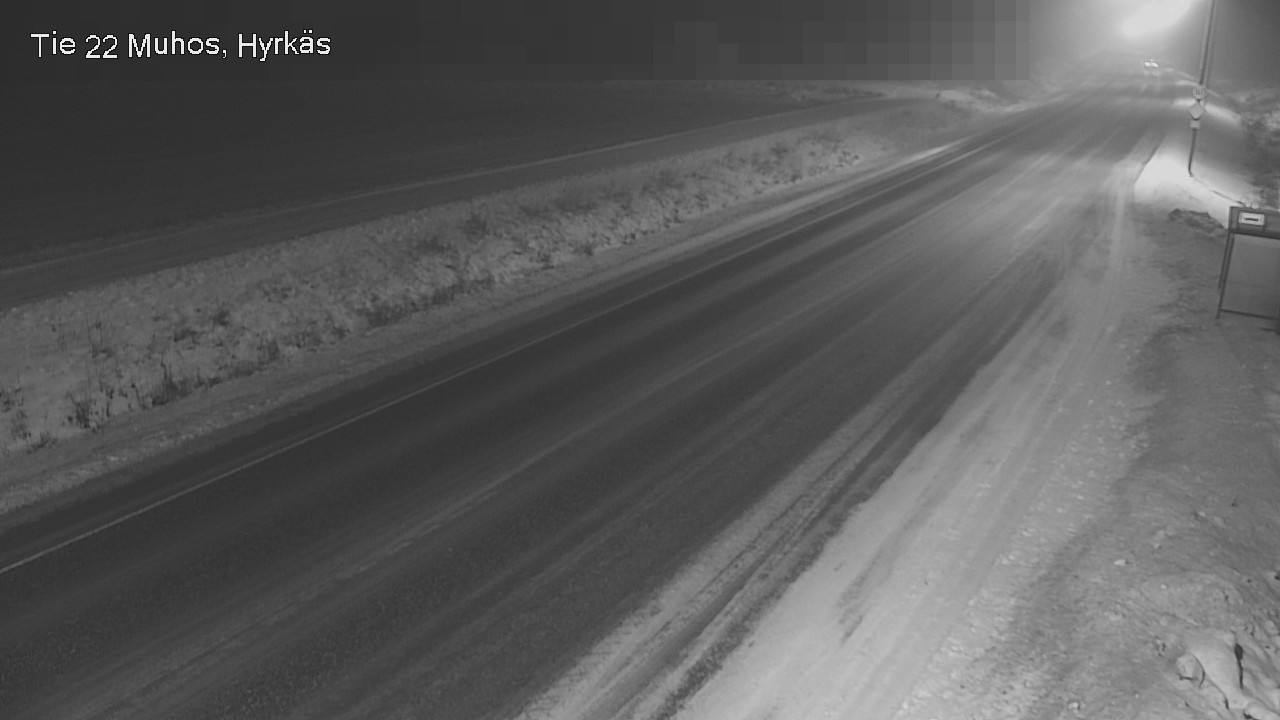 Weather Camera Image Road 22 Muhos, Hyrkäs, Muhos, Pohjois-Pohjanmaa