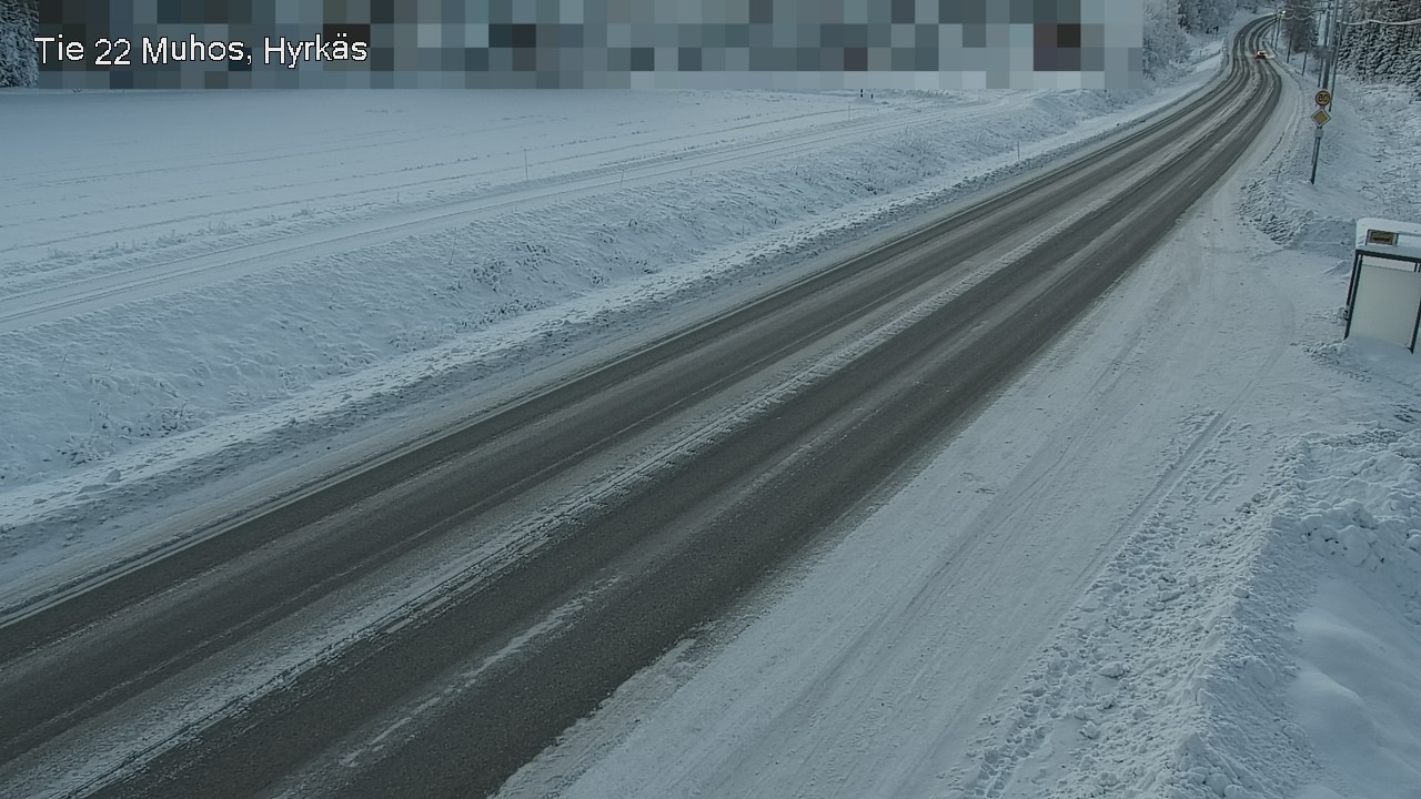 Weather Camera Image Road 22 Muhos, Hyrkäs, Muhos, Pohjois-Pohjanmaa