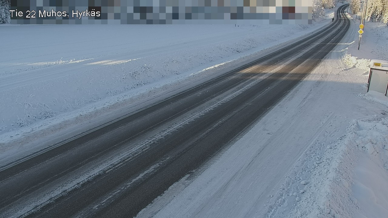 Weather Camera Image Road 22 Muhos, Hyrkäs, Muhos, Pohjois-Pohjanmaa