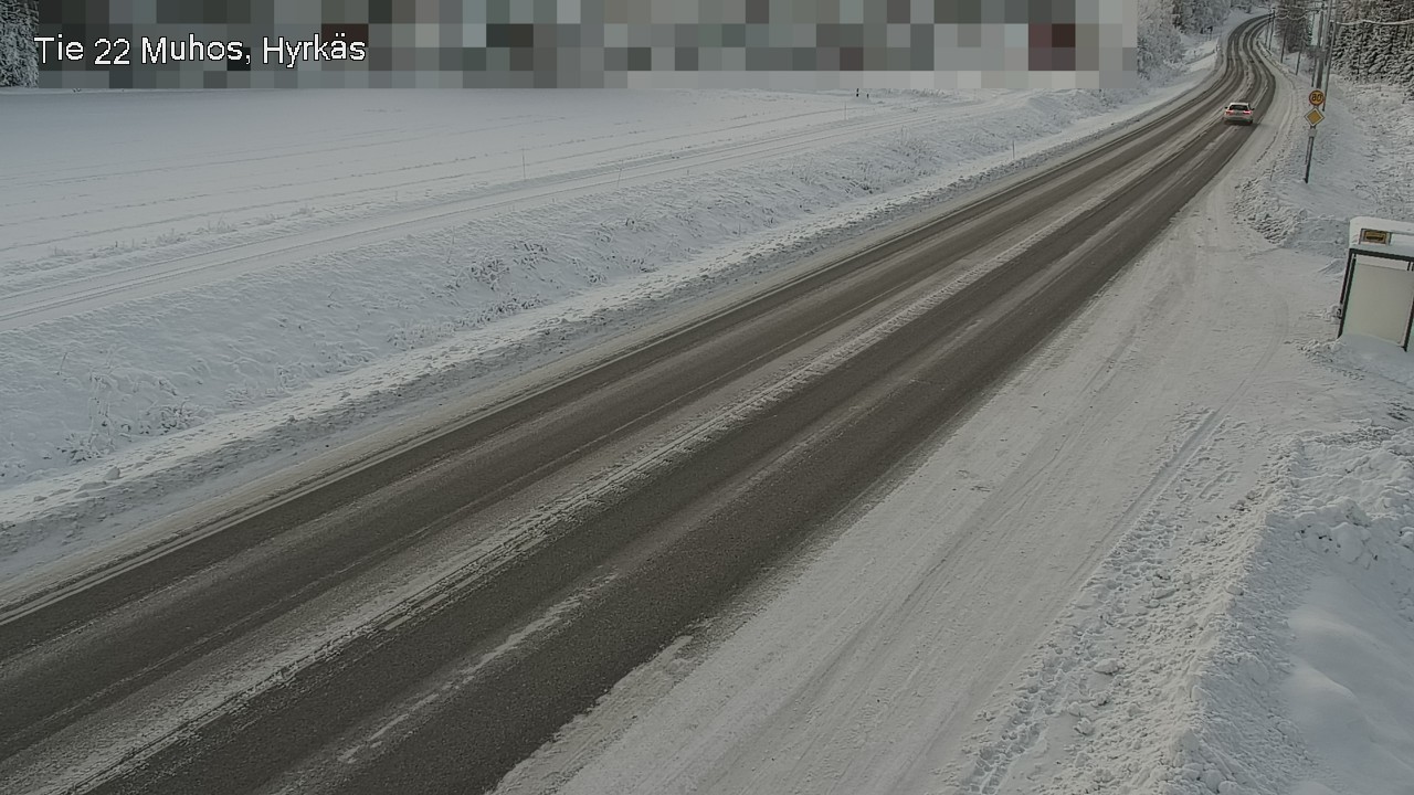 Weather Camera Image Road 22 Muhos, Hyrkäs, Muhos, Pohjois-Pohjanmaa