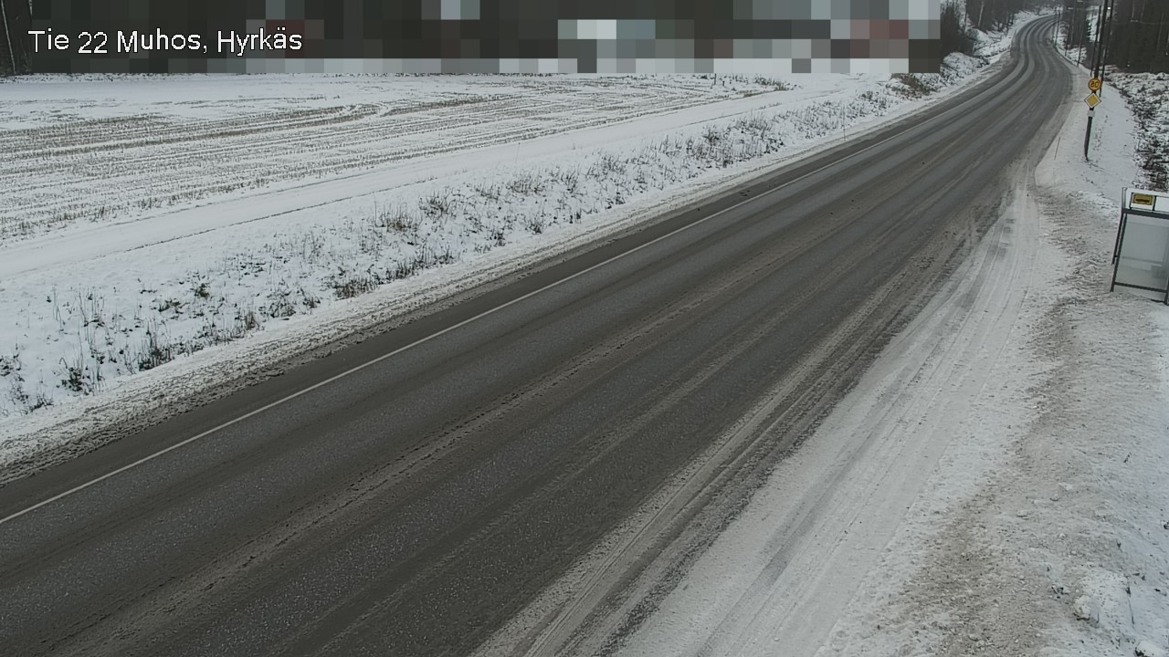 Weather Camera Image Road 22 Muhos, Hyrkäs, Muhos, Pohjois-Pohjanmaa